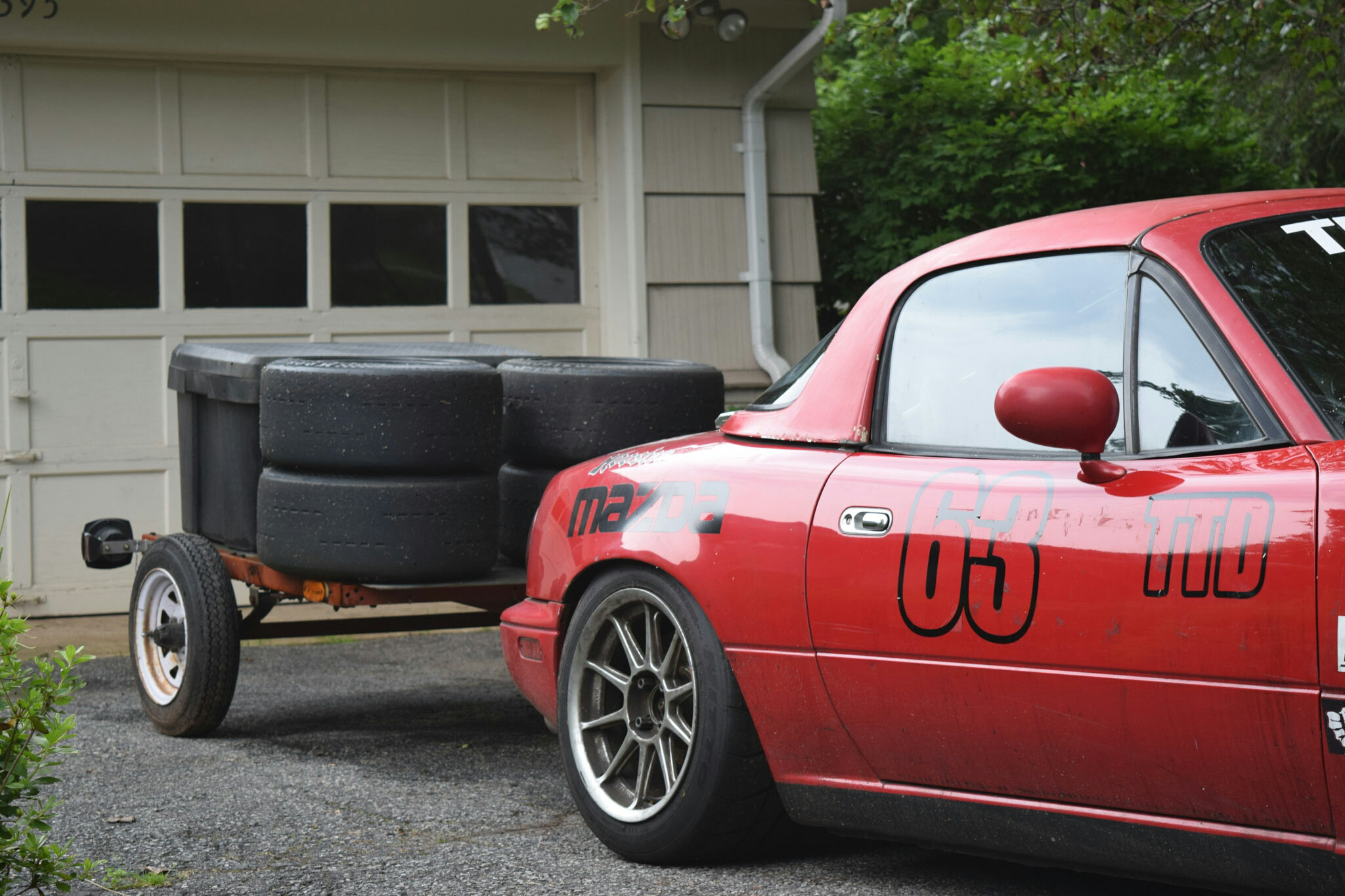 miata hitch bike rack