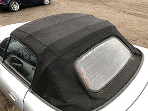 Black Mohair roof , frame , catches and glass rear window NB1 or NB2  5 delivered-img_0806.jpg